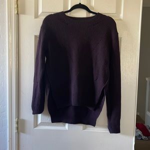 Lululemon Burgundy sweater.  size 6